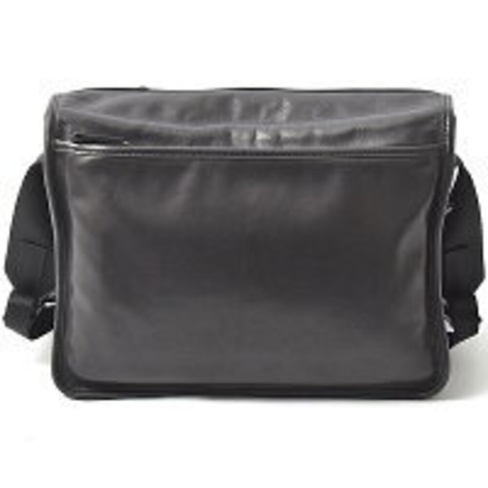 Prada messenger black bag shoulder calfskin